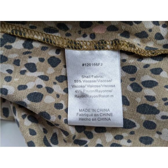 Dolan Charley puff sleeve leopard print top - Picture 10 of 12